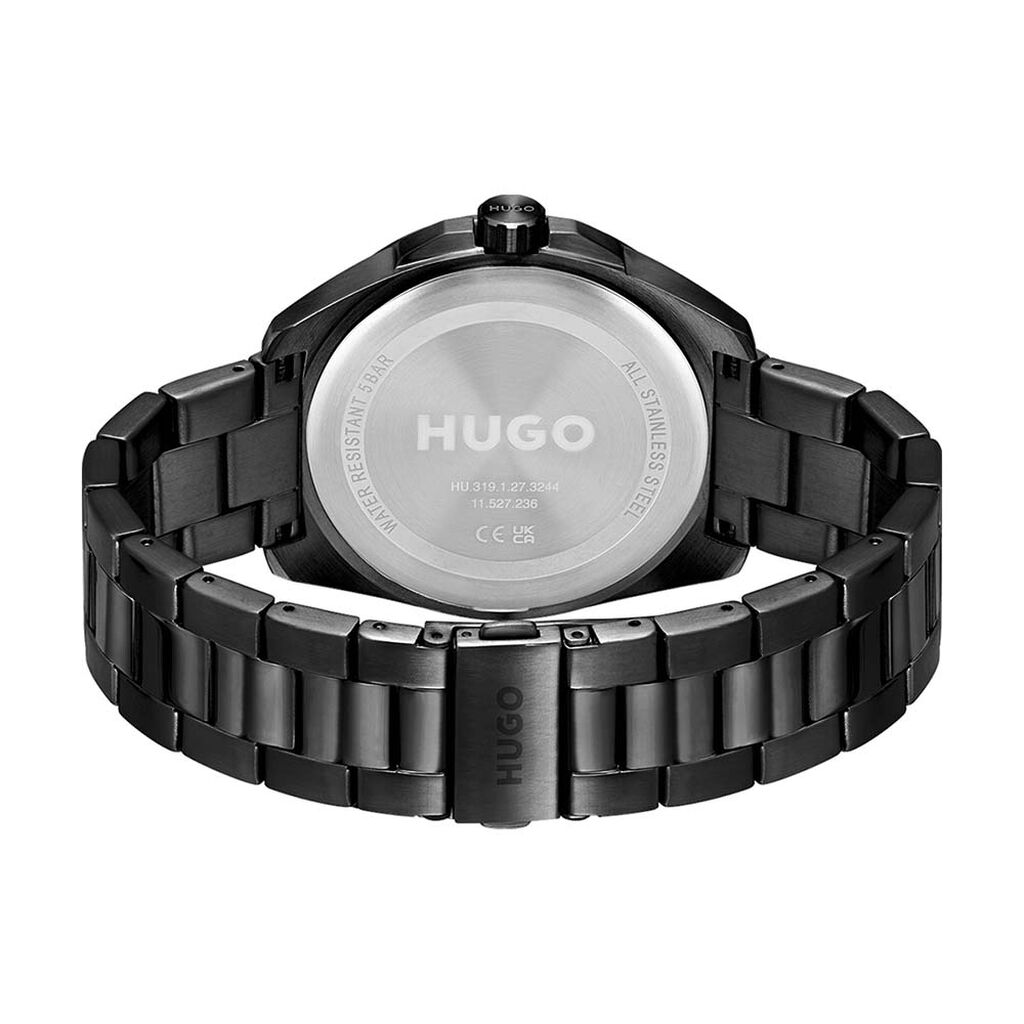 Montre Hugo Expose Noir - Montres Homme | Histoire d’Or