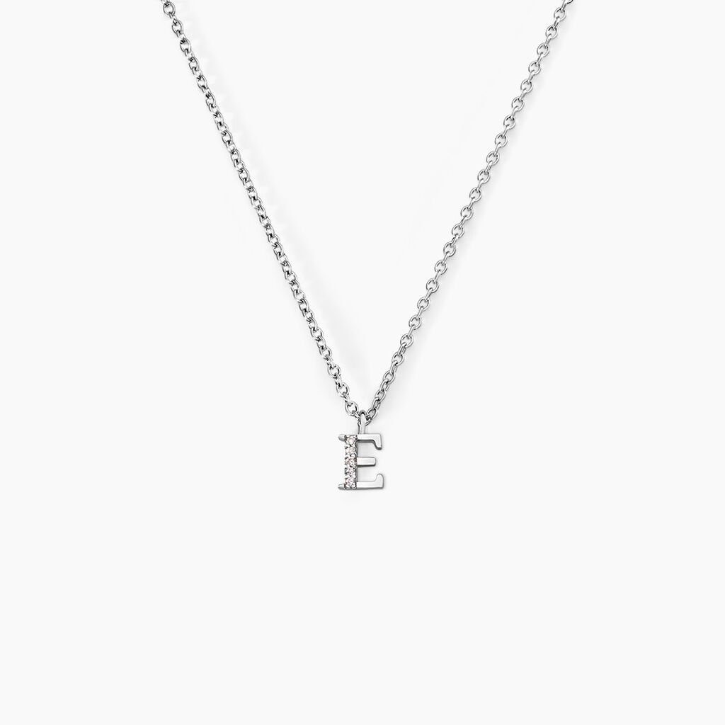 Collier Neruda Argent Blanc Oxyde De Zirconium - Colliers fantaisie Femme | Histoire d’Or