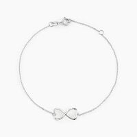 Bracelet Irmela Or Blanc Diamant