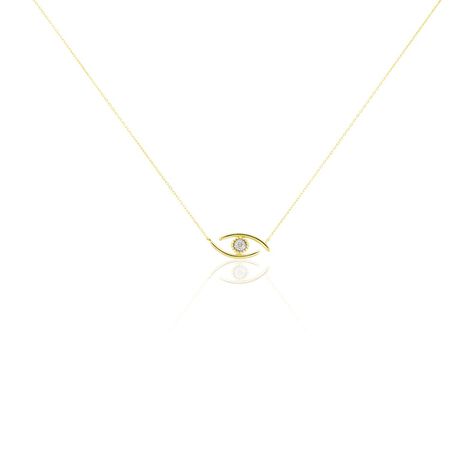Collier Irlana Or Jaune Diamant - Colliers Femme | Histoire d’Or