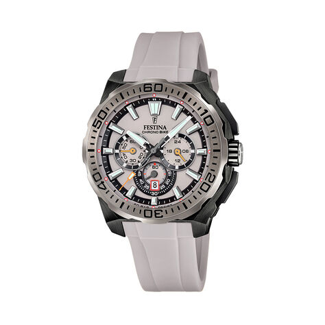 Montre Festina Chrono Bike 3 Taupe - Montres Homme | Histoire d&rsquo;Or