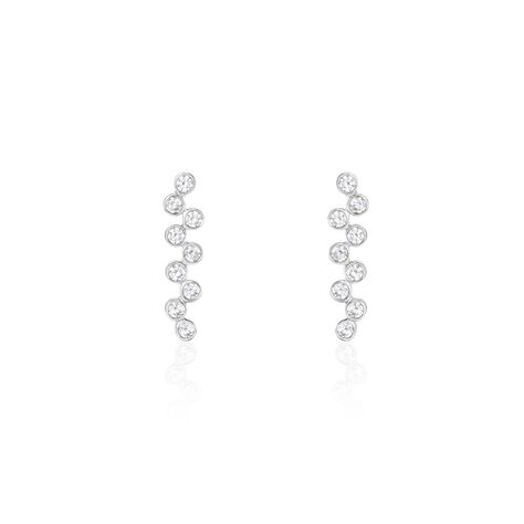 Bijoux D'oreilles Galmier Argent Oxyde - Boucles d'oreilles fantaisie Femme | Histoire d’Or