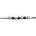 Bracelet Gulustan Acier Gris Vieilli Pierres De Lave - Bracelets fantaisie Homme | Histoire d’Or