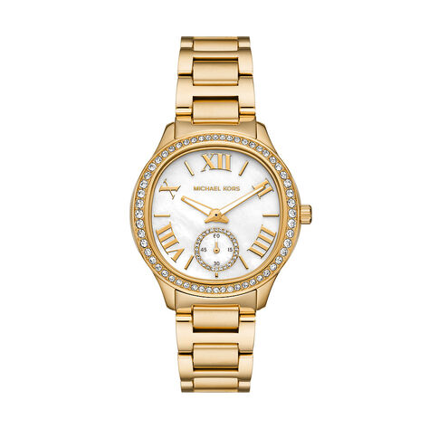Montre Michael Kors Sage Nacre Blanche - Montres Femme | Histoire d’Or