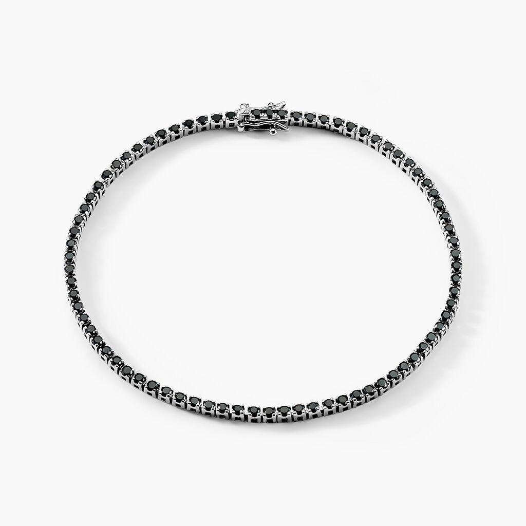 Bracelet Black Diamond Or Blanc Diamant Noirs - Bracelets Homme | Histoire d’Or