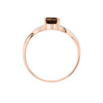 Bague Candice Or Rose Quartz - Bagues solitaires Femme | Histoire d&rsquo;Or