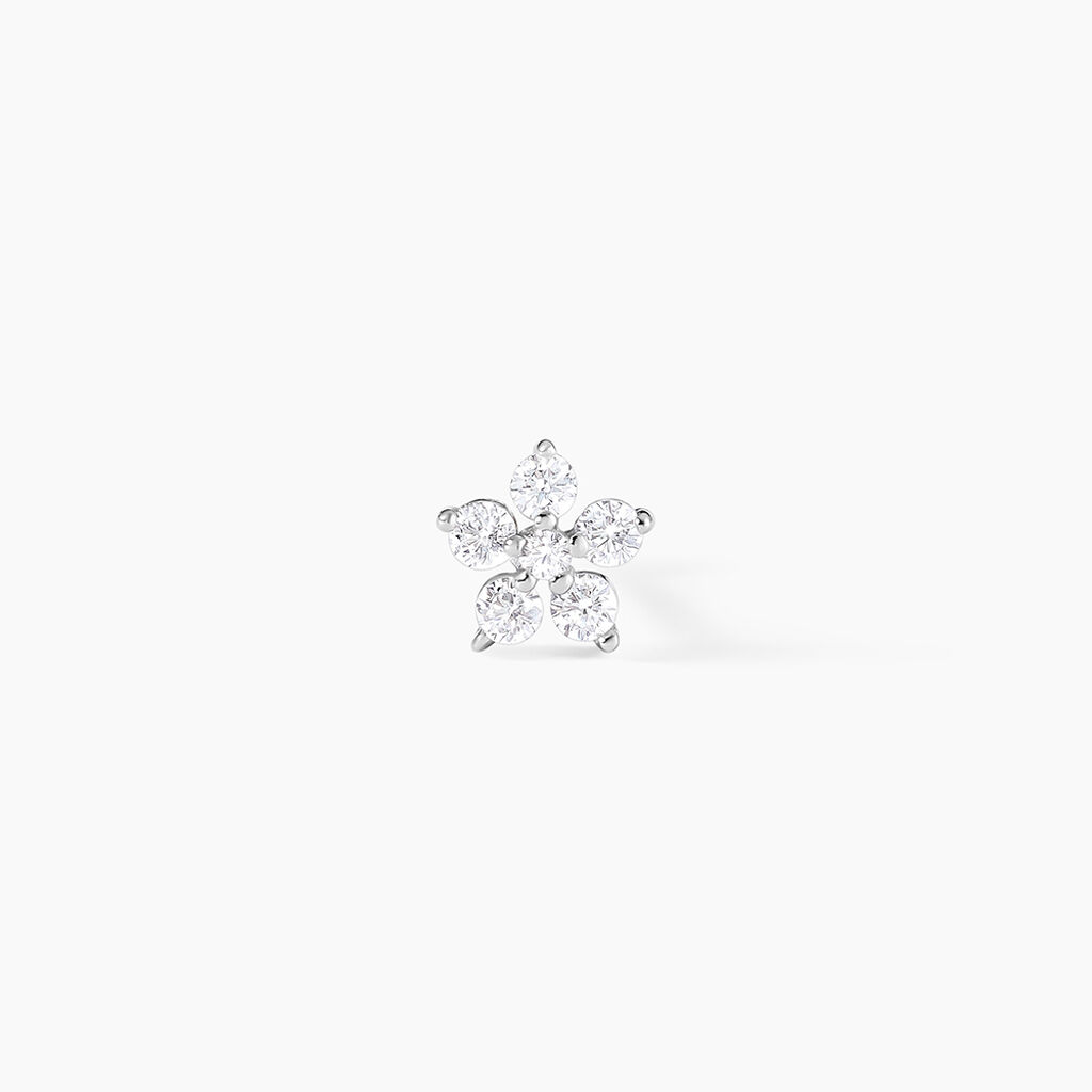 Piercing D'oreille Unitaire Argent Percy Oxyde De Zirconium - Bijoux Femme | Histoire d’Or