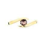 Bague Tiphaine Or Jaune Quartz - Bagues solitaires Femme | Histoire d&rsquo;Or