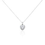 Collier Or Blanc Charity Oxydes De Zirconium - Colliers Femme | Histoire d&rsquo;Or