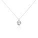 Collier Or Blanc Charity Oxydes De Zirconium - Colliers Femme | Histoire d’Or