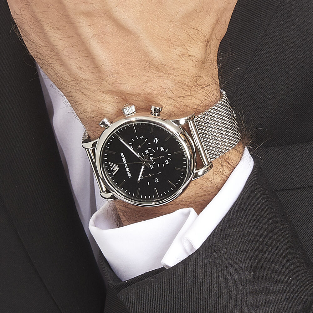 Montre armani homme or outlet