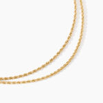 Collier Cordelia Argent Dor&eacute; A L'Or 750/1000 - Bijoux sans pierre Femme | Histoire d&rsquo;Or
