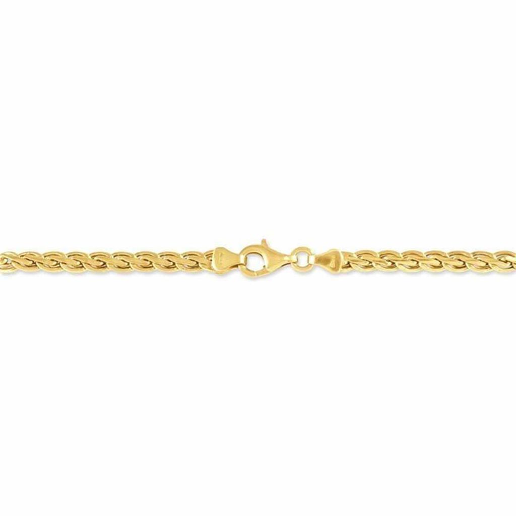 Bracelet Jayna Maille Palmier Or Jaune - Bracelets cha&icirc;ne Femme | Histoire d&rsquo;Or