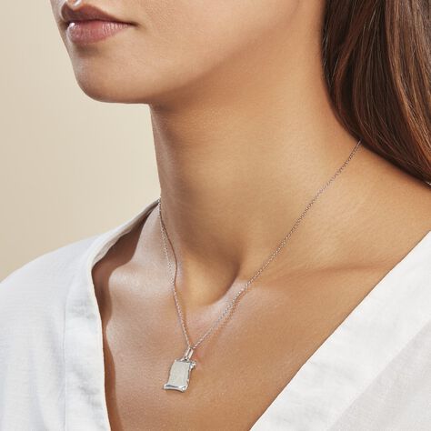 Pendentif Zodiaque Parchemin Argent Blanc - Pendentifs Zodiaque Famille | Histoire d’Or