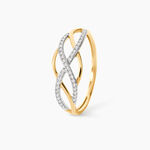 Bague Amara Or Jaune Diamant - Bagues avec pierre Femme | Histoire d&rsquo;Or