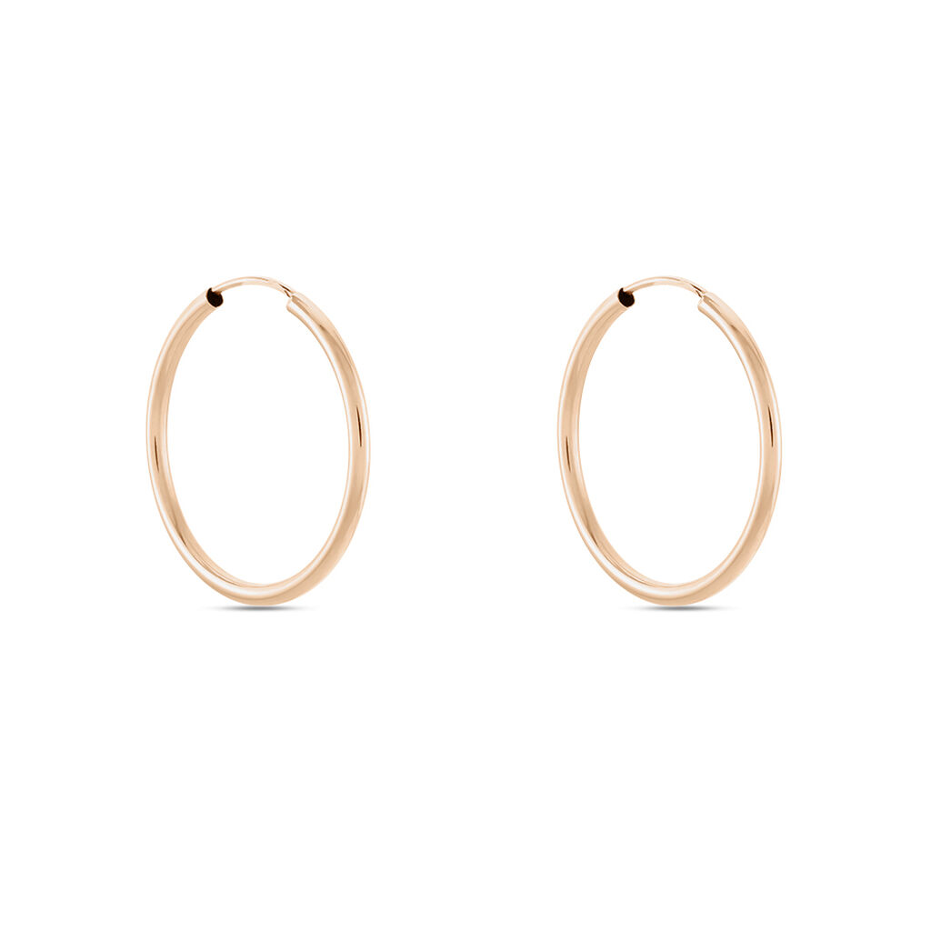 Créoles Or Rose - Boucles d'oreilles créoles Femme | Histoire d’Or