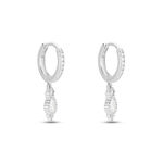 Cr&eacute;oles Ysee Argent Blanc Oxyde De Zirconium - Boucles d'oreilles cr&eacute;oles Femme | Histoire d&rsquo;Or