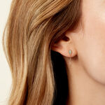 Boucles D'Oreilles Pendantes Ond&eacute;e Or Jaune Amazonite - Boucles d'oreilles pendantes Femme | Histoire d&rsquo;Or