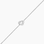 Bracelet Kaelya Argent Blanc - Bracelets Femme | Histoire d&rsquo;Or