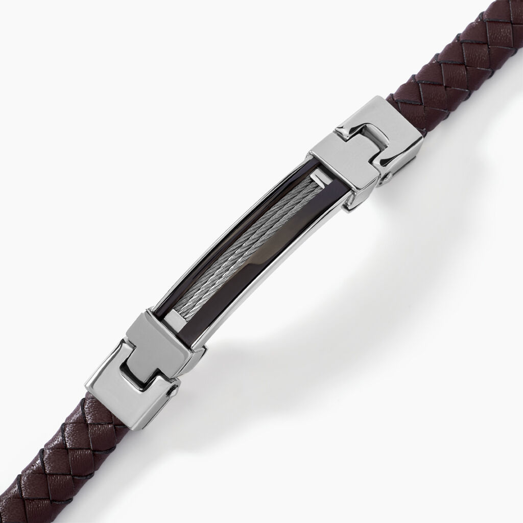 Bracelet Yannick Acier Blanc - Bracelets Homme | Histoire d’Or