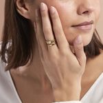Bague Ajustable Abram Acier Dor&eacute; - Bagues fantaisie Femme | Histoire d&rsquo;Or