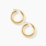 Cr&eacute;oles Chucho Argent Dor&eacute; A L'Or 750/1000 - Boucles d'oreilles cr&eacute;oles Femme | Histoire d&rsquo;Or