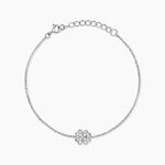 Bracelet Fortunata Argent Blanc Oxyde De Zirconium - Bracelets Femme | Histoire d&rsquo;Or