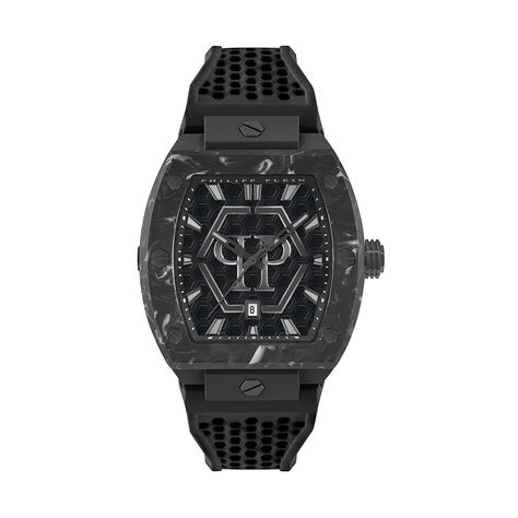 Montre Philipp Plein The Hexagon Phantom Noir - Montres Homme | Histoire d’Or