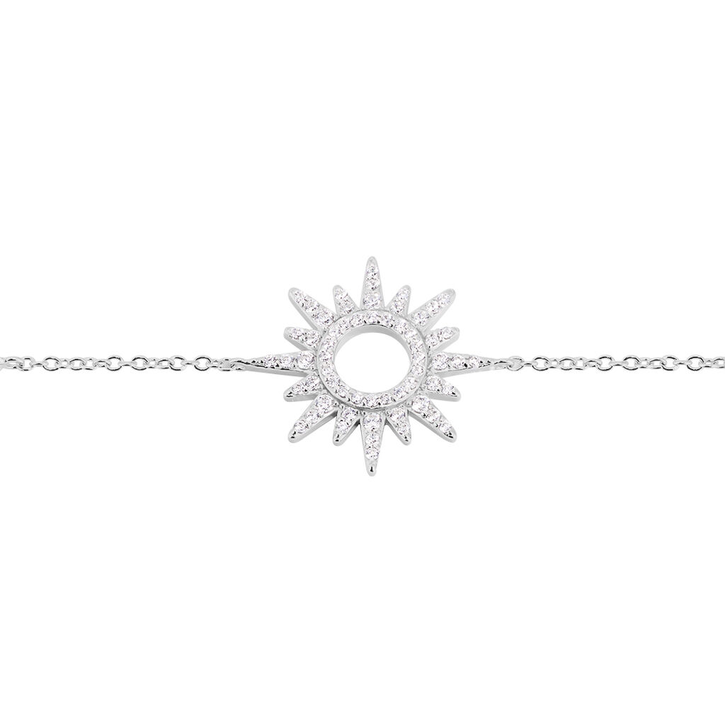 Bracelet Anaiz Argent Blanc Oxyde De Zirconium - Bracelets Femme | Histoire d’Or