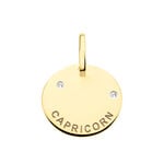 Pendentif Or Jaune Astraea Oxyde De Zirconium - Pendentifs Zodiaque Femme | Histoire d&rsquo;Or