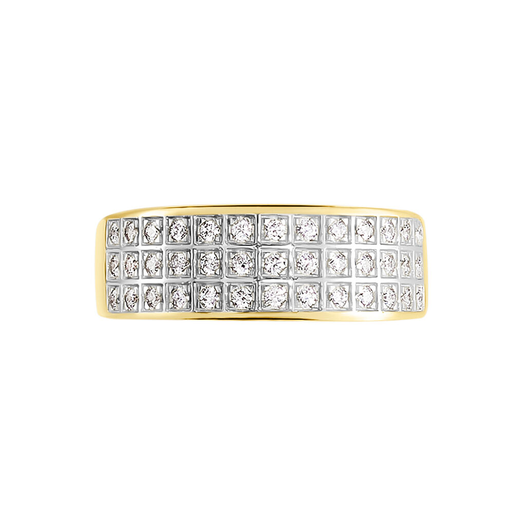Bague Morjana Or Jaune Oxyde De Zirconium - Bagues avec pierre Femme | Histoire d’Or