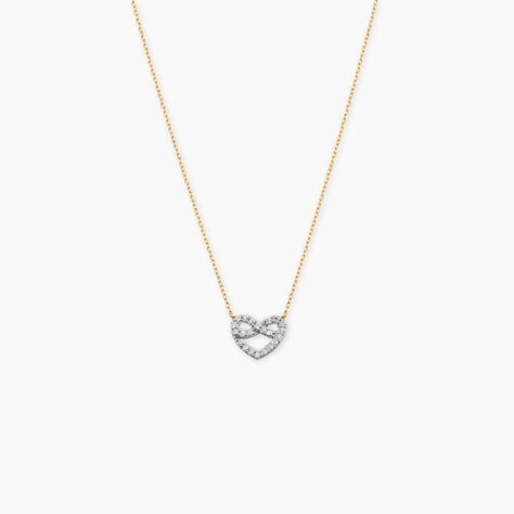 Collier Gwenneth Or Jaune Oxyde De Zirconium - Colliers Femme | Histoire d’Or