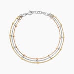 Bracelet Daralea Argent Tricolore - Bracelets Femme | Histoire d&rsquo;Or