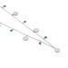 Collier Tanaya Argent Blanc Verre - Colliers Femme | Histoire d’Or