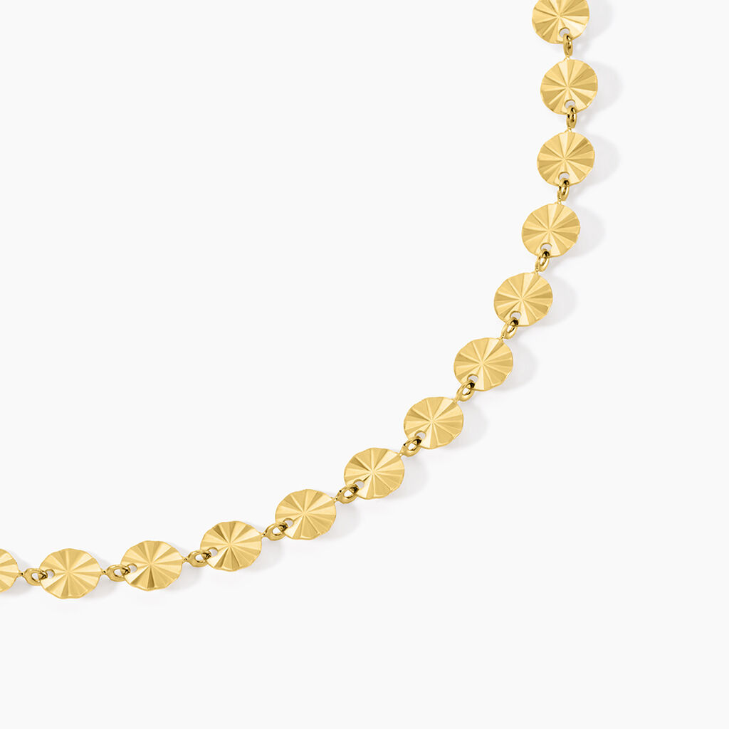 Collier Calliandra Acier Jaune - Colliers fantaisie Femme | Histoire d’Or