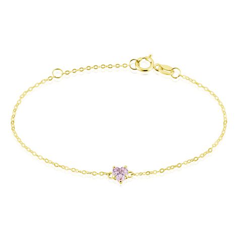 Bracelet Or Jaune Avaya Oxyde De Zirconium - Bracelets Enfant | Histoire d&rsquo;Or