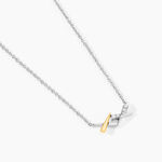 Collier Or Jaune Argent Blanc Oxyde De Zirconium - Colliers Femme | Histoire d&rsquo;Or