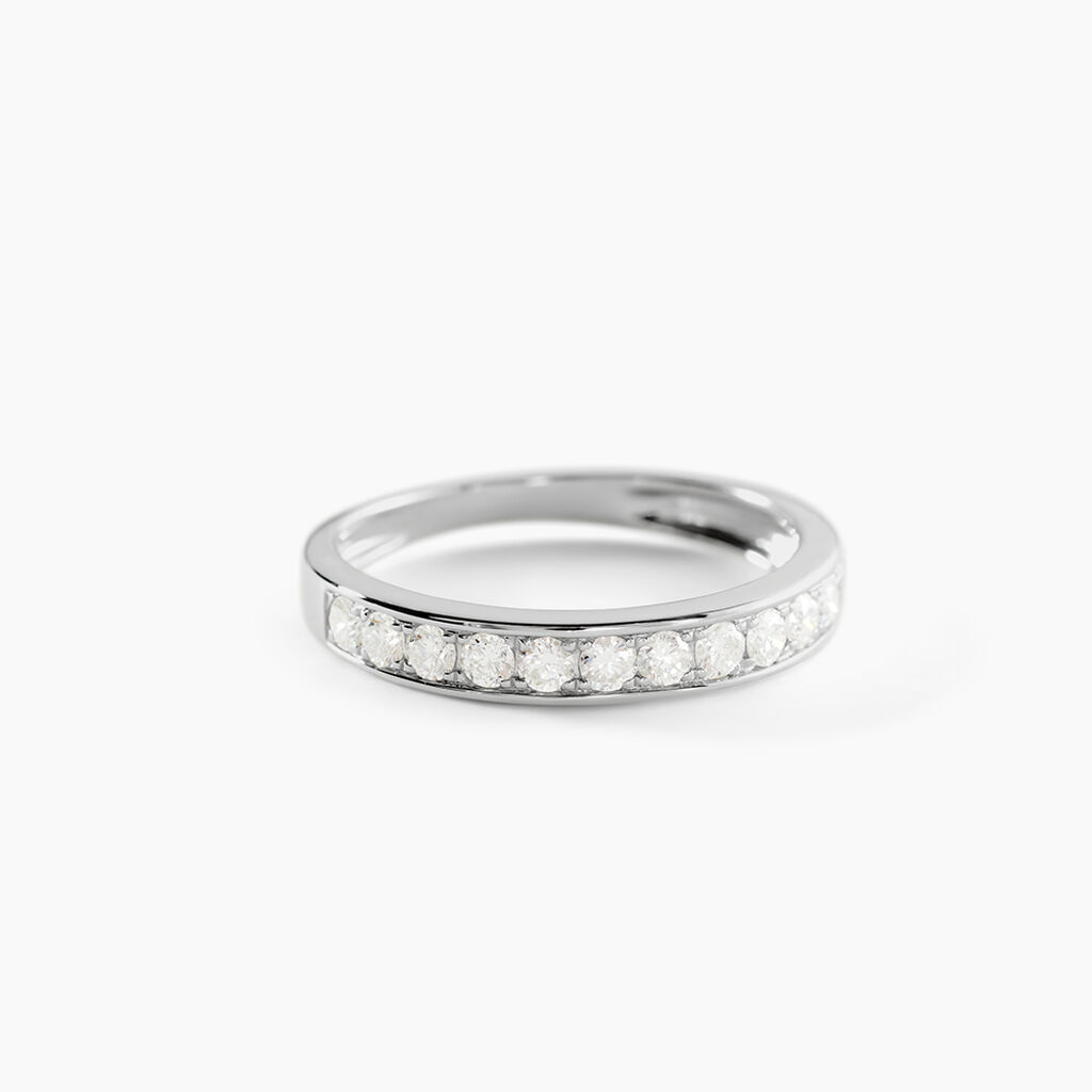 Alliance Dionysa Or Blanc Diamant - Alliances Femme | Histoire d&rsquo;Or