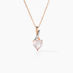 Collier Or Rose Clothilde Quartz - Colliers Femme | Histoire d&rsquo;Or
