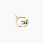 Pendentif Sarina Or Jaune Emeraude - F&ecirc;te des m&egrave;res Femme | Histoire d&rsquo;Or