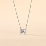 Collier Ponama Or Blanc Oxyde De Zirconium - Colliers Femme | Histoire d&rsquo;Or