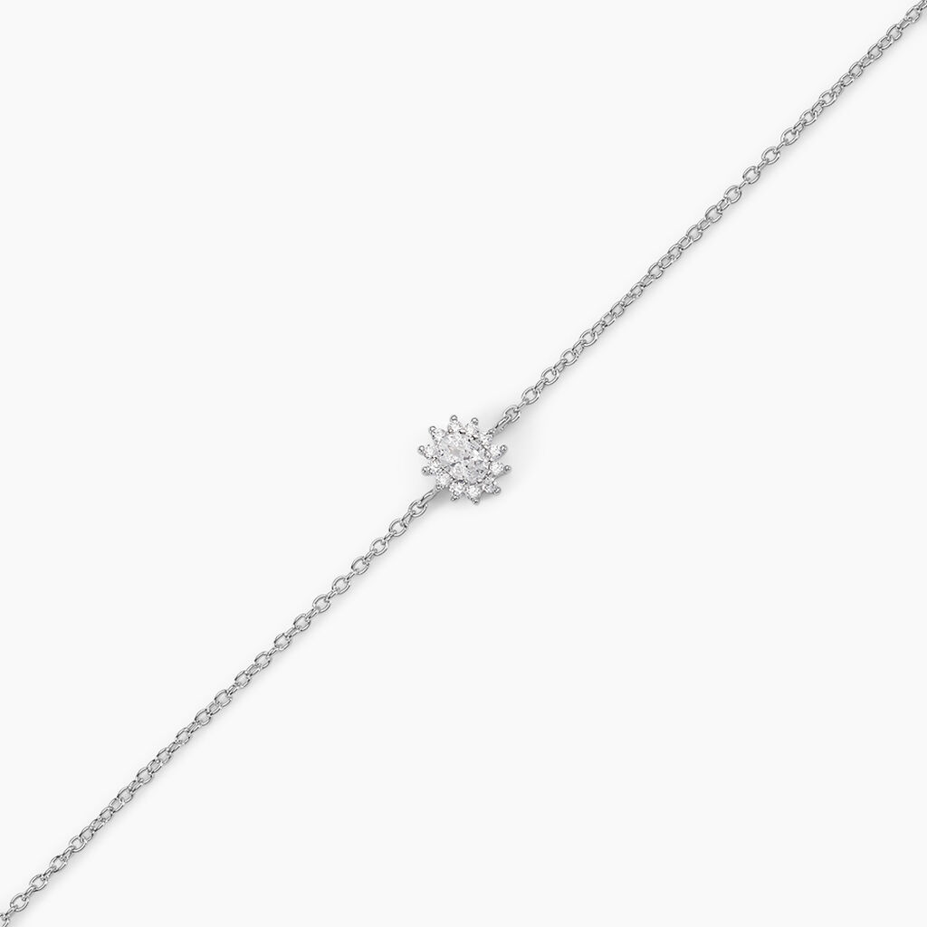 Bracelet Oliviane Argent Blanc Oxyde De Zirconium - Bracelets Femme | Histoire d&rsquo;Or