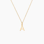 Pendentif Ionia Lettre Or Jaune - Pendentifs Famille | Histoire d&rsquo;Or