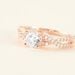 Bague Karin Argent Rose Oxyde De Zirconium - Bagues solitaires Femme | Histoire d’Or