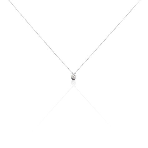 Collier Gally Or Blanc Diamant - Colliers Femme | Histoire d’Or