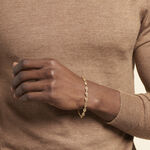 Bracelet Maille Dami Maille Grain De Caf&eacute; Or Jaune - Bracelets cha&icirc;ne Homme | Histoire d&rsquo;Or