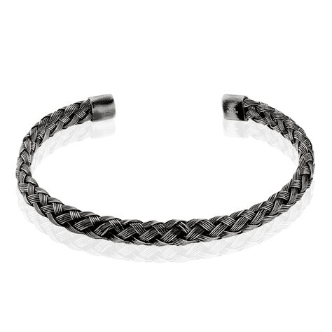 Bracelet Jonc Matina Acier Blanc - Bracelets joncs Homme | Histoire d&rsquo;Or