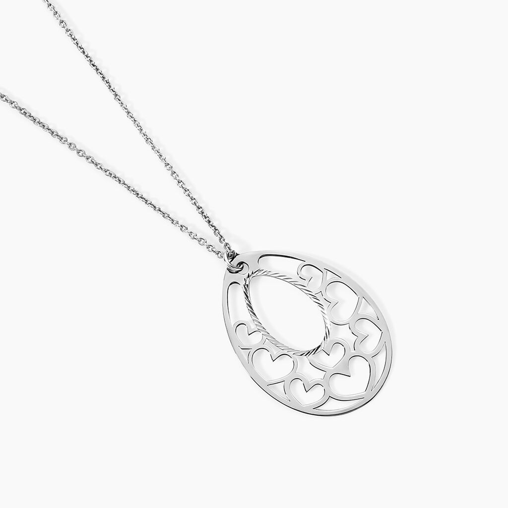 Collier Naoumie Argent Blanc - Colliers fantaisie Femme | Histoire d&rsquo;Or