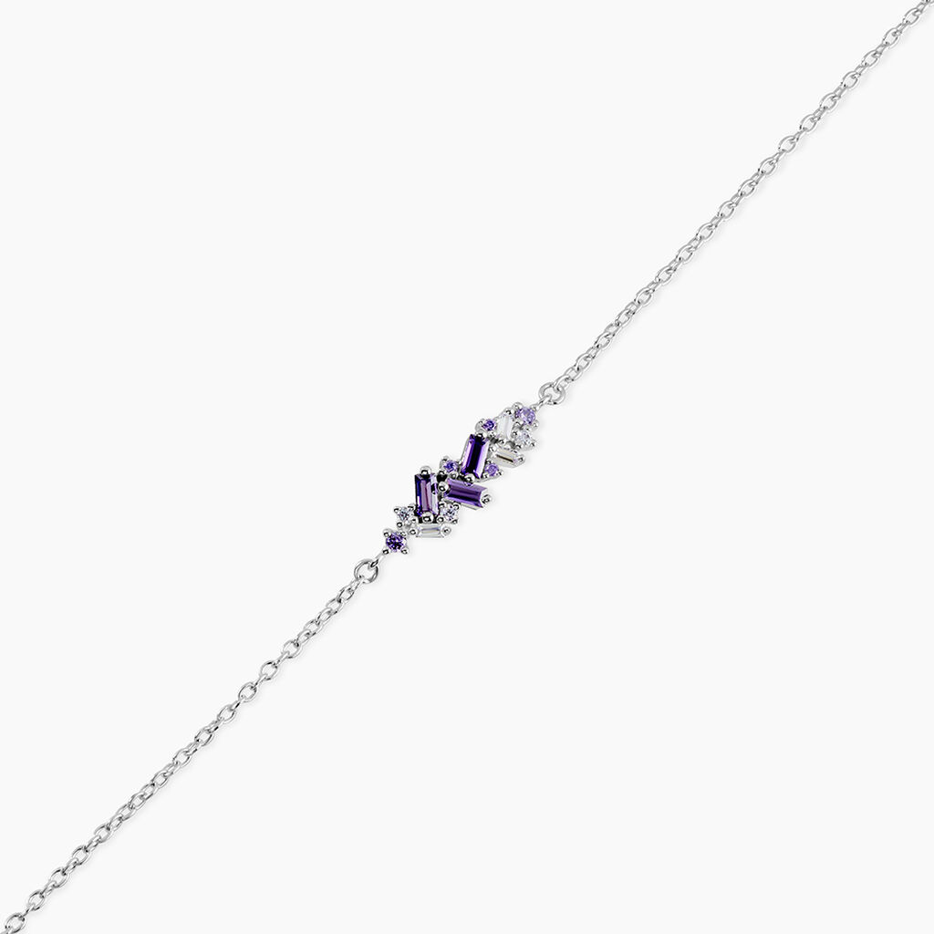 Bracelet Rio Argent Blanc Oxyde De Zirconium - Bracelets Femme | Histoire d&rsquo;Or