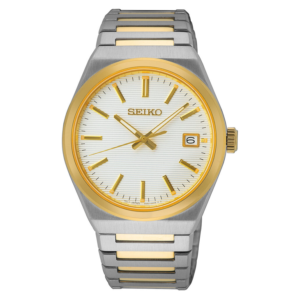 Montre Seiko Classique Blanc - Montres Homme | Histoire d&rsquo;Or